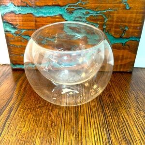 Blown Glass Clear Bowl